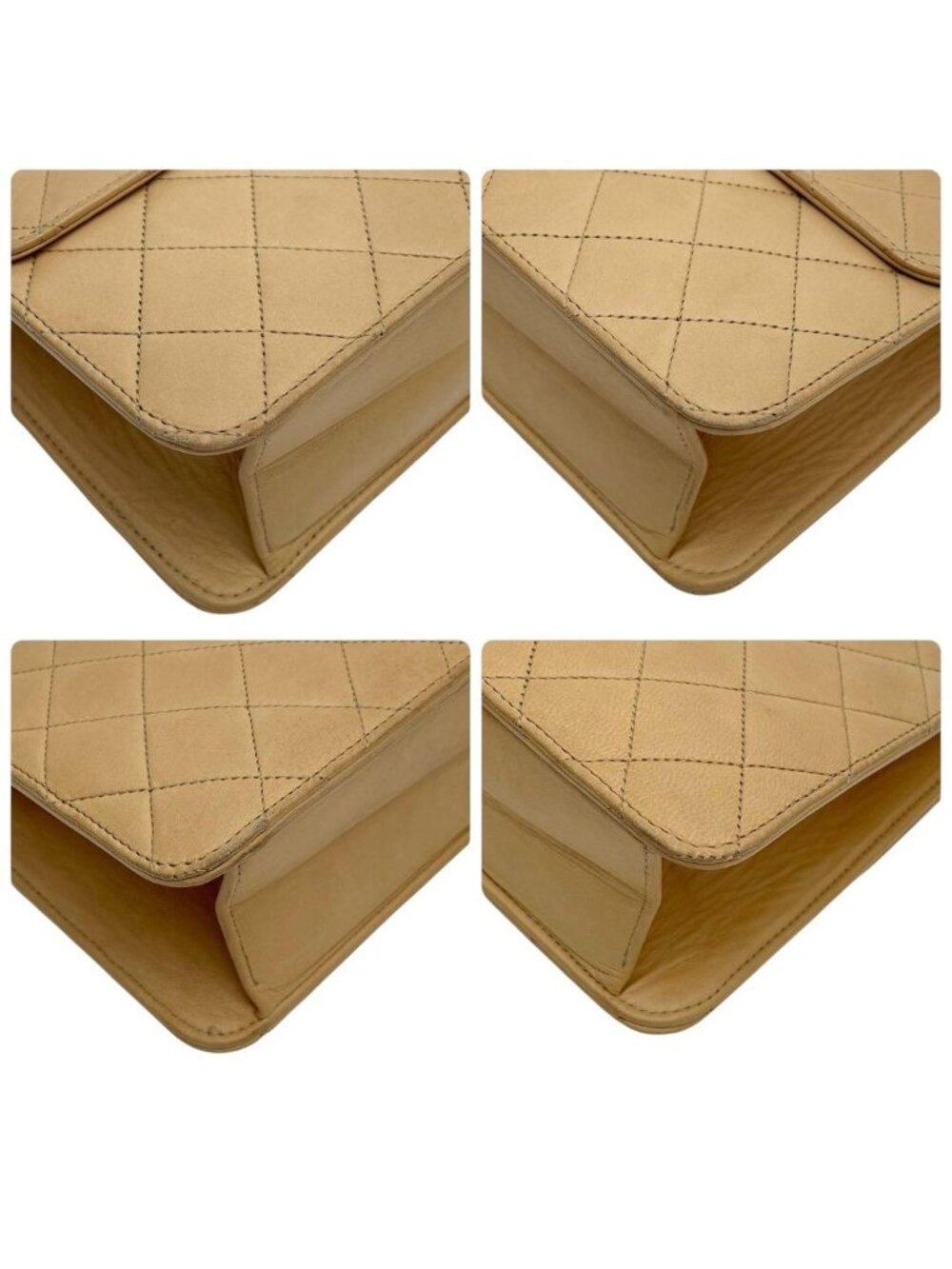 Chanel Lambskin Quilted Chain Shoulder Bag CC Logo - Picture 7 of 10